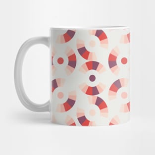 Rotating Round Geometric Shapes Pattern Mug